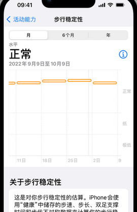 阿拉善iPhone手机维修如何在iPhone开启'步行稳定性通知'