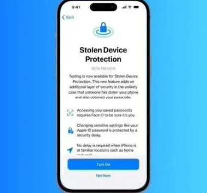 阿拉善苹果授权维修店分享被盗设备保护功能开启方法 